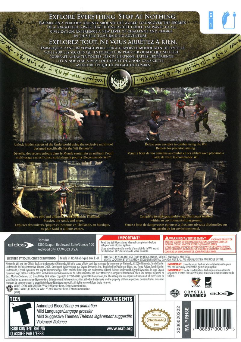 Tomb Raider: Underworld - Wii