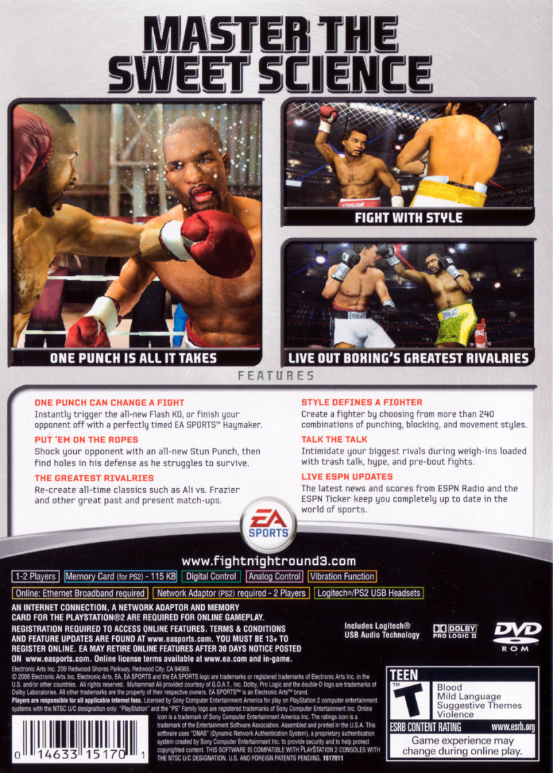 Fight Night Round 3 - PS2