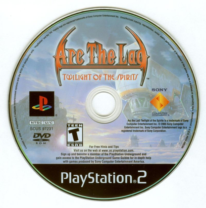 Arc the Lad: Twilight of the Spirits - PS2
