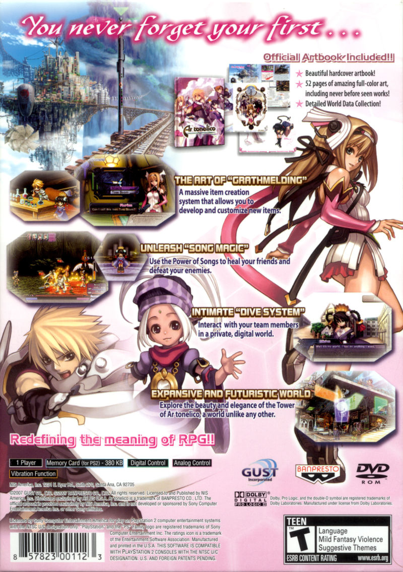 Ar Tonelico: Melody of Elemia - PS2