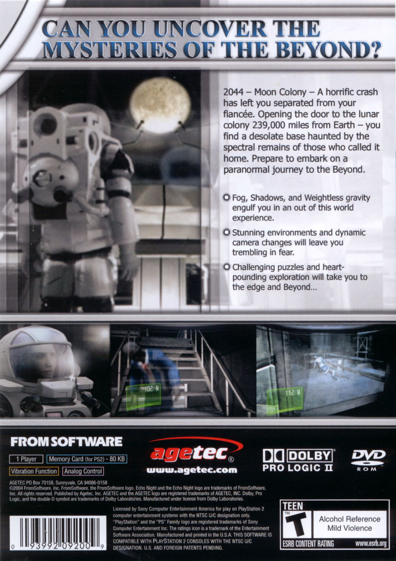Echo Night Beyond - PS2