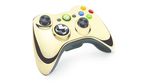 Wireless Official Controller | Gold Chrome - Xbox 360