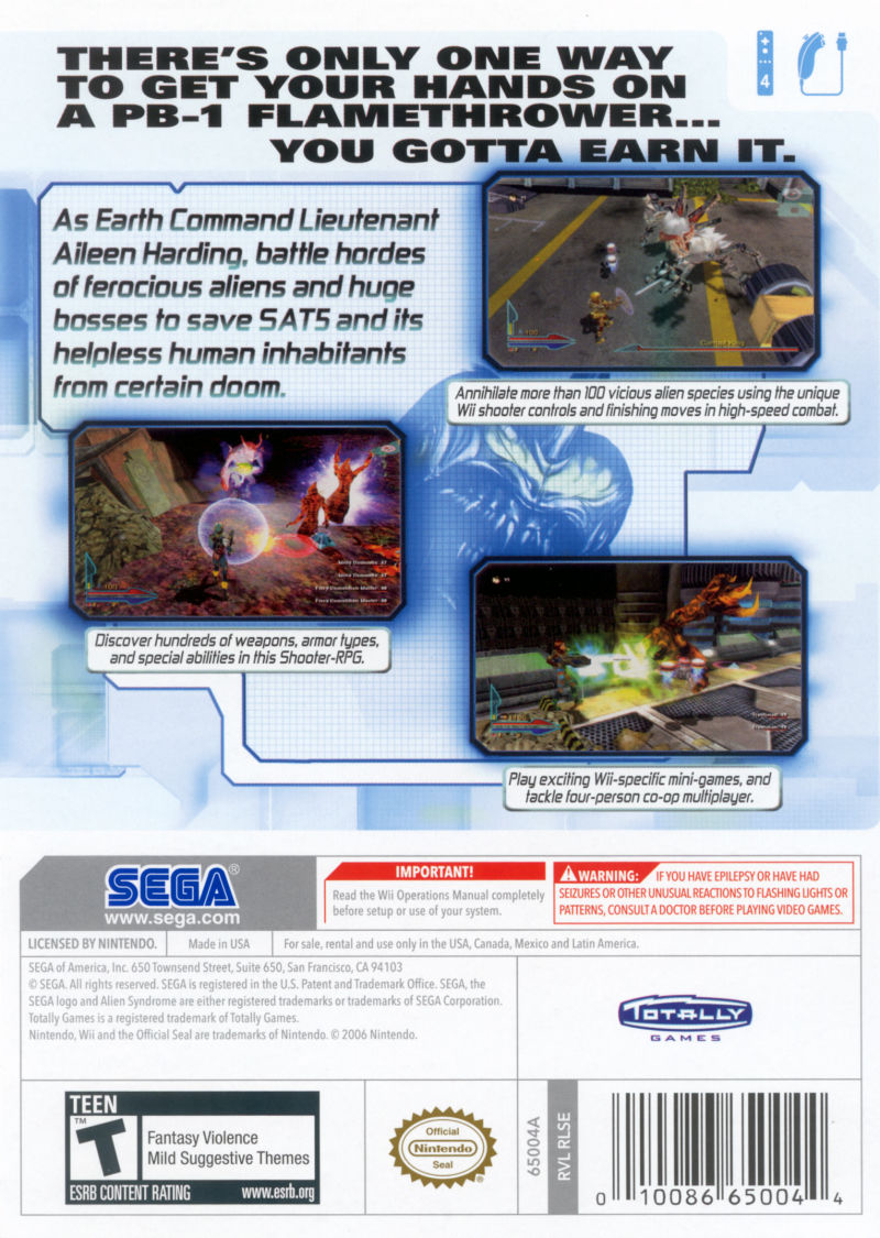 Alien Syndrome - Wii