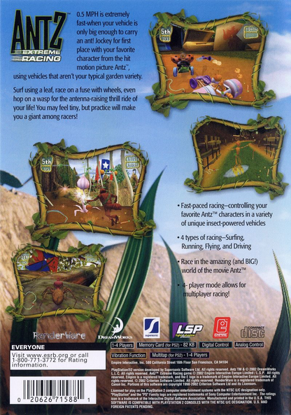Antz: Extreme Racing - PS2