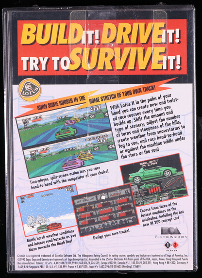 Lotus II SEGA GENESIS 9.4 A - NEBRASKA COLLECTION