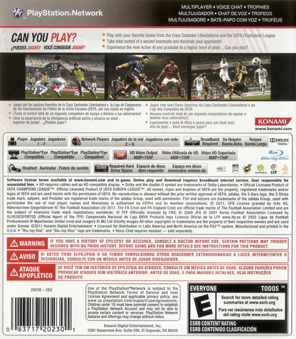 PES: Pro Evolution Soccer 2012 - PS3