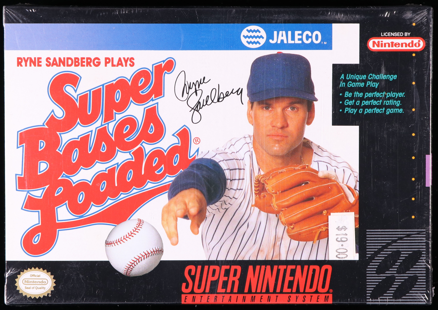Super Bases Loaded SNES 9.6 A - NEBRASKA COLLECTION