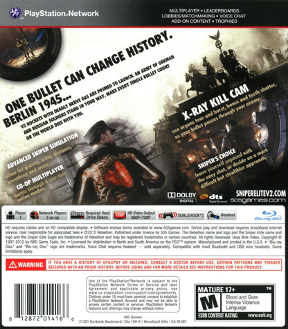 Sniper Elite V2 - PS3