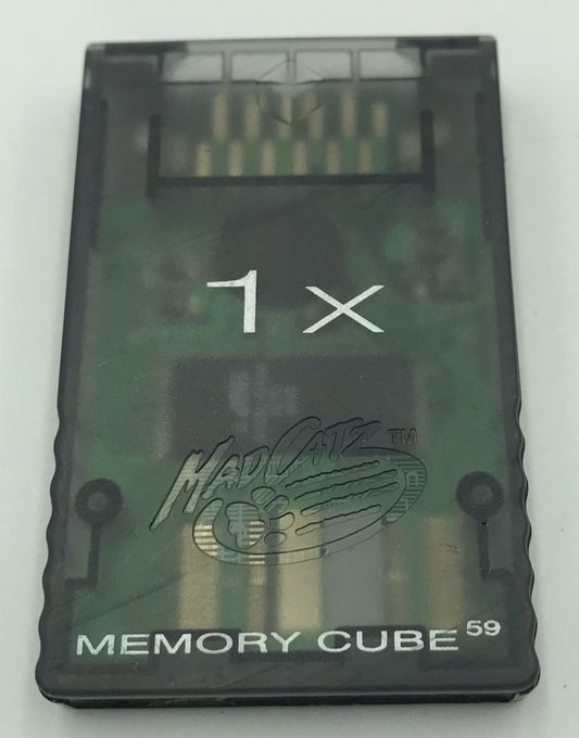 MadCatz 4MB 59 Block Black Memory Card - Gamecube