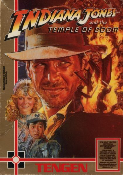 Indiana Jones and the Temple of Doom (Tengen) - NES
