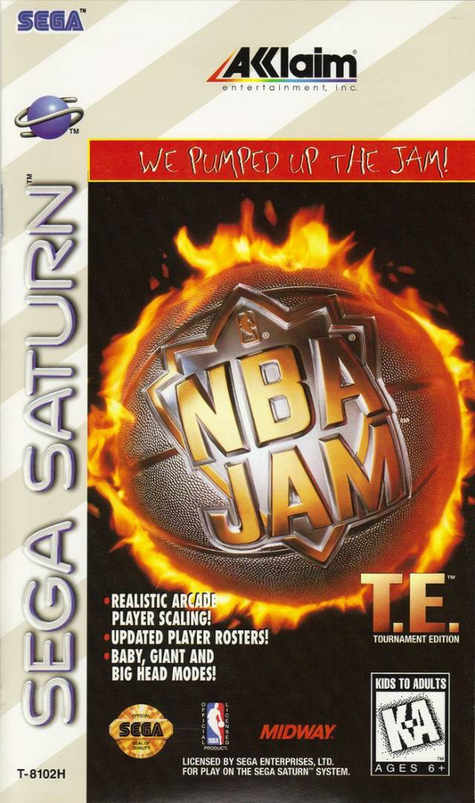 NBA Jam Tournament Edition - Sega Saturn