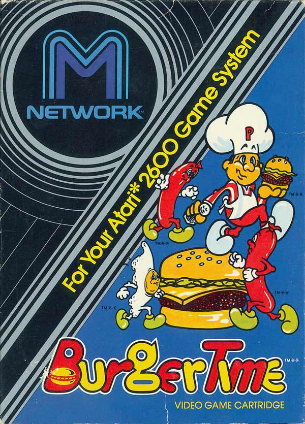 Burgertime (White Label) - Atari 2600
