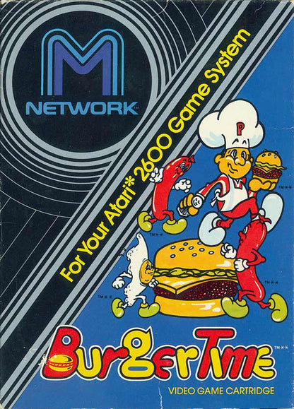 Burgertime (White Label) - Atari 2600
