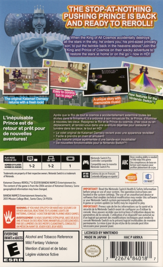 Katamari Damacy Reroll - Switch