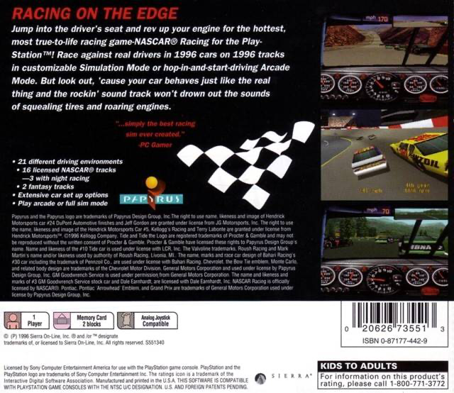 NASCAR Racing - PS1