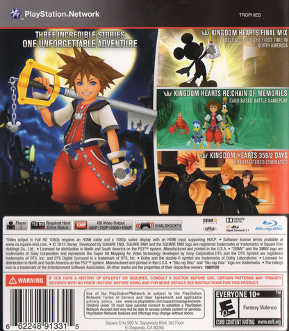 Kingdom Hearts 1.5: HD Remix - PS3