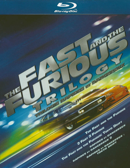 Fast And The Furious Trilogy (Blu-ray): The Fast And The Furious / 2 Fast 2 Furious / Fast & The Furious: Tokyo Drift - Blu-ray Action/Adventure VAR PG-13