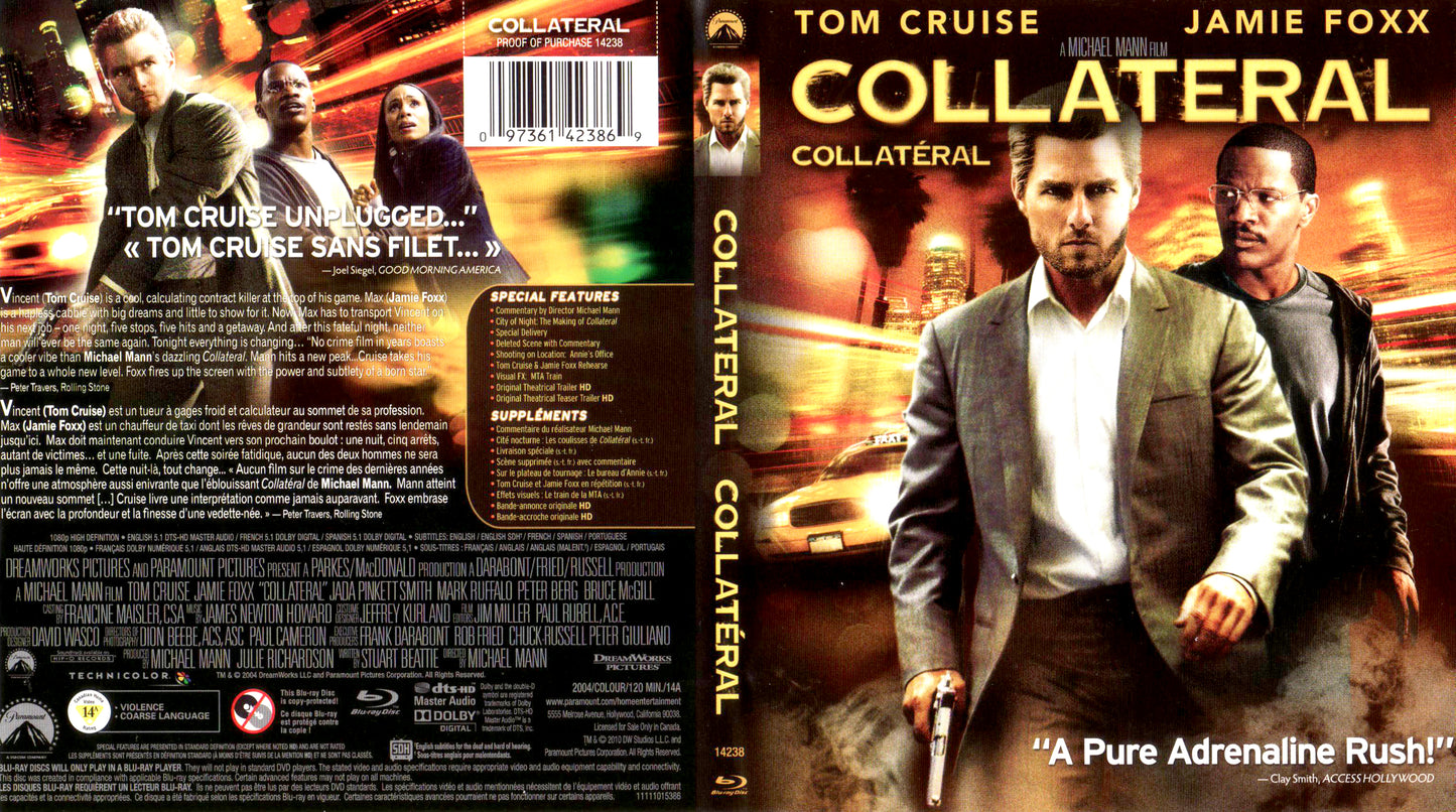 Collateral - Blu-ray Thriller 2004 R