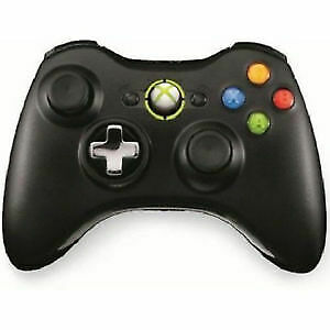 Wireless Official Controller | Black with Chrome D pad - Xbox 360