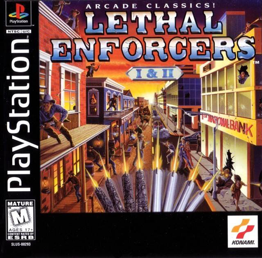 Lethal Enforcers 1 and 2 - PS1