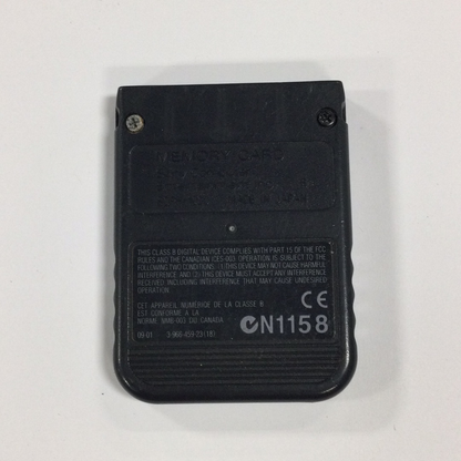 Memory Card PS1 Official Charcoal Gray - Sony Playstation