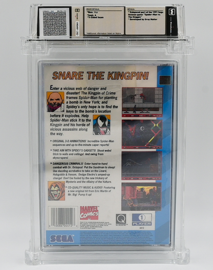The Amazing Spider-Man vs. The Kingpin SEGA CD 9.6 A - NEBRASKA COLLECTION