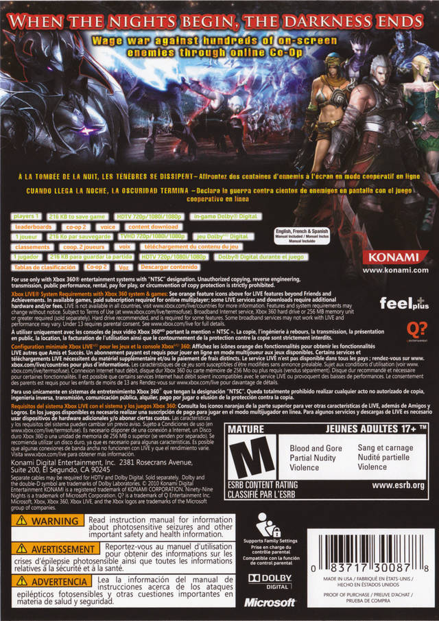 N3: Ninety-Nine Nights 2 - Xbox 360