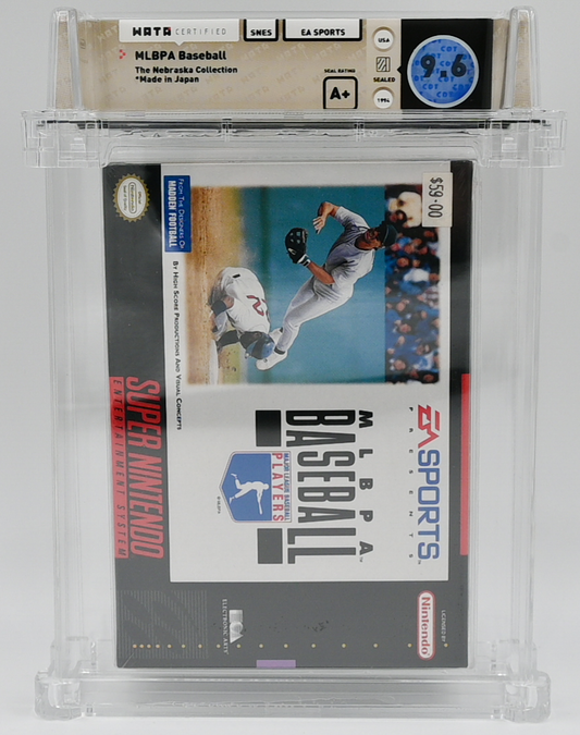 MLBPA Baseball SNES 9.6 A+ - NEBRASKA COLLECTION