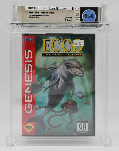 Ecco: The Tides of Time SEGA GENESIS 9.6 A+ - NEBRASKA COLLECTION