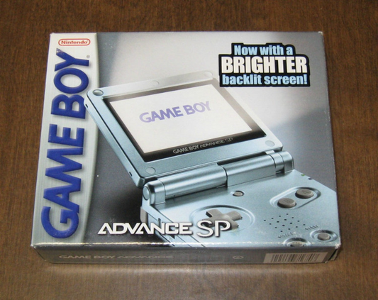 Console System Gameboy Advance SP | Pearl Blue AGS-101 - GBA