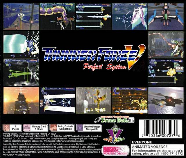 Thunder Force 5 - PS1