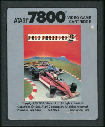 Pole Position 2 (Color Label) - Atari 7800
