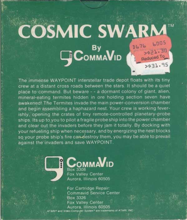 Cosmic Swarm - Atari 2600