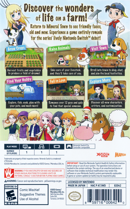 Story of Seasons: Friends of Mineral Town - Switch