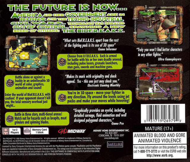 Biofreaks - PS1