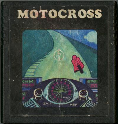 Motocross (Taiwan "POV" Label) - Atari 2600