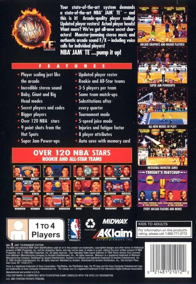 NBA Jam Tournament Edition (Longbox) - PS1