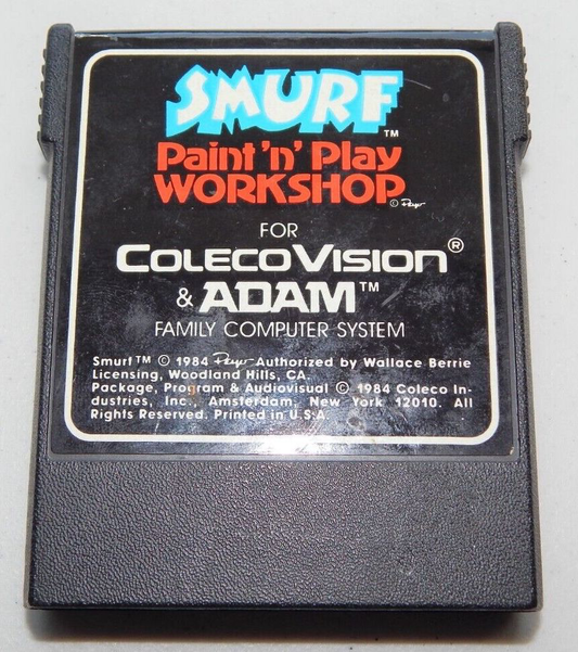Smurf: Paint 'n' Play Workshop - Colecovision