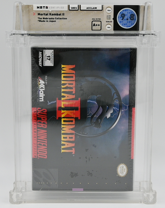 Mortal Kombat II SNES 9.8 A++ - NEBRASKA COLLECTION