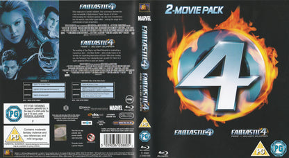 Fantastic Four (2005/ Widescreen/ Blu-ray) / Fantastic Four: Rise Of The Silver Surfer - Blu-ray Action/Adventure VAR PG-13
