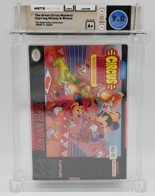 The Great Circus Mystery Starring Mickey & Minnie SNES 9.0 A+ - NEBRASKA COLLECTION