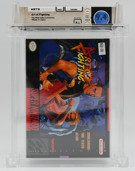 Art of Fighting SNES 9.4 A+ - NEBRASKA COLLECTION