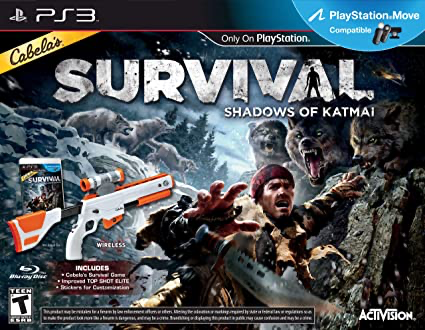 Cabelas Survival Shadows of Katmai Top Shot Elite Rifle Bundle - PS3