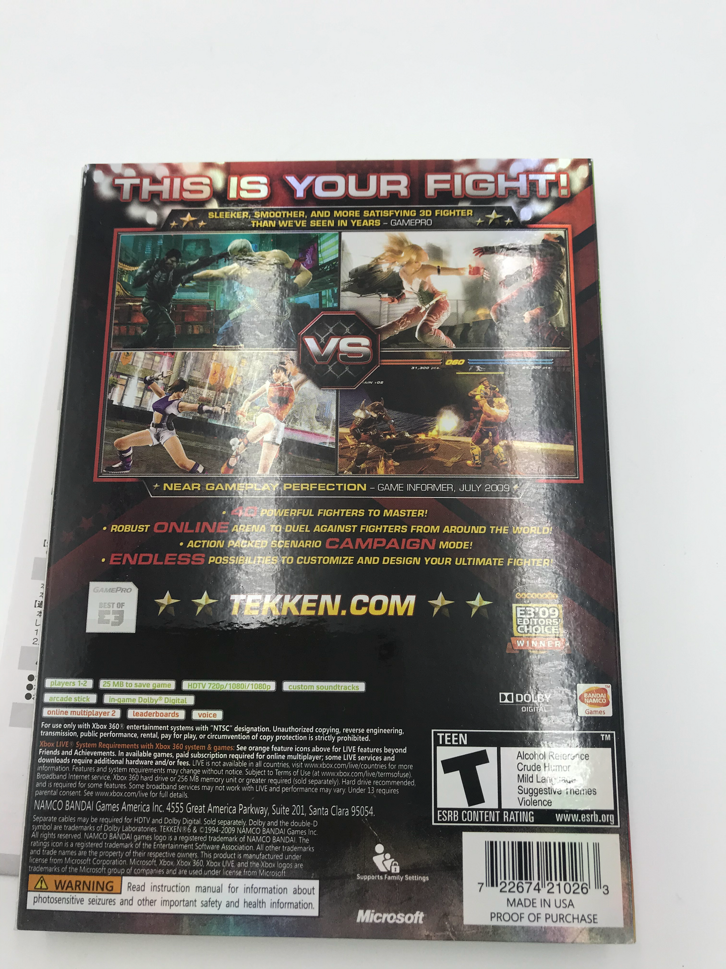 Tekken 6 - Limited Edition - Xbox 360