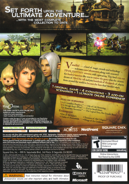Final Fantasy XI: Online - Ultimate Collection - Xbox 360