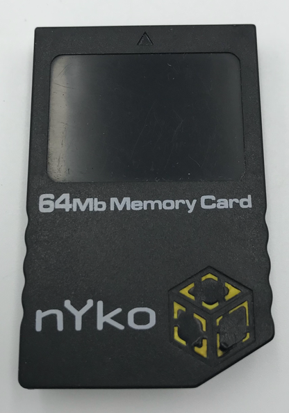 Nyko 64MB 1019 Blocks Black Memory Card - Gamecube
