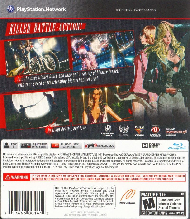 Killer is Dead - PS3
