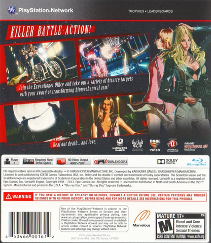 Killer is Dead - PS3