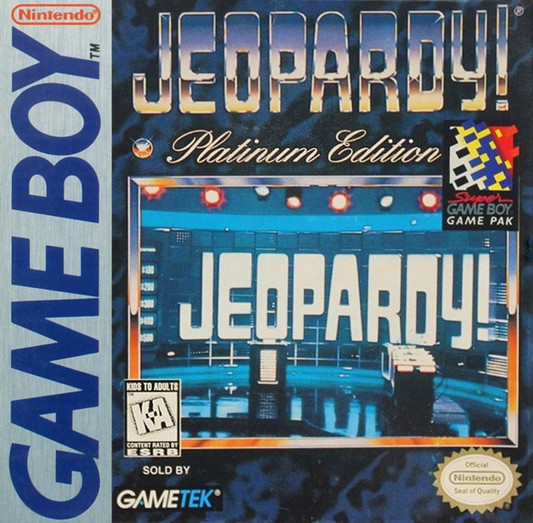 Jeopardy! Platinum Edition - Game Boy