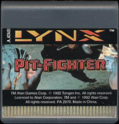 Pit-Fighter - Atari Lynx